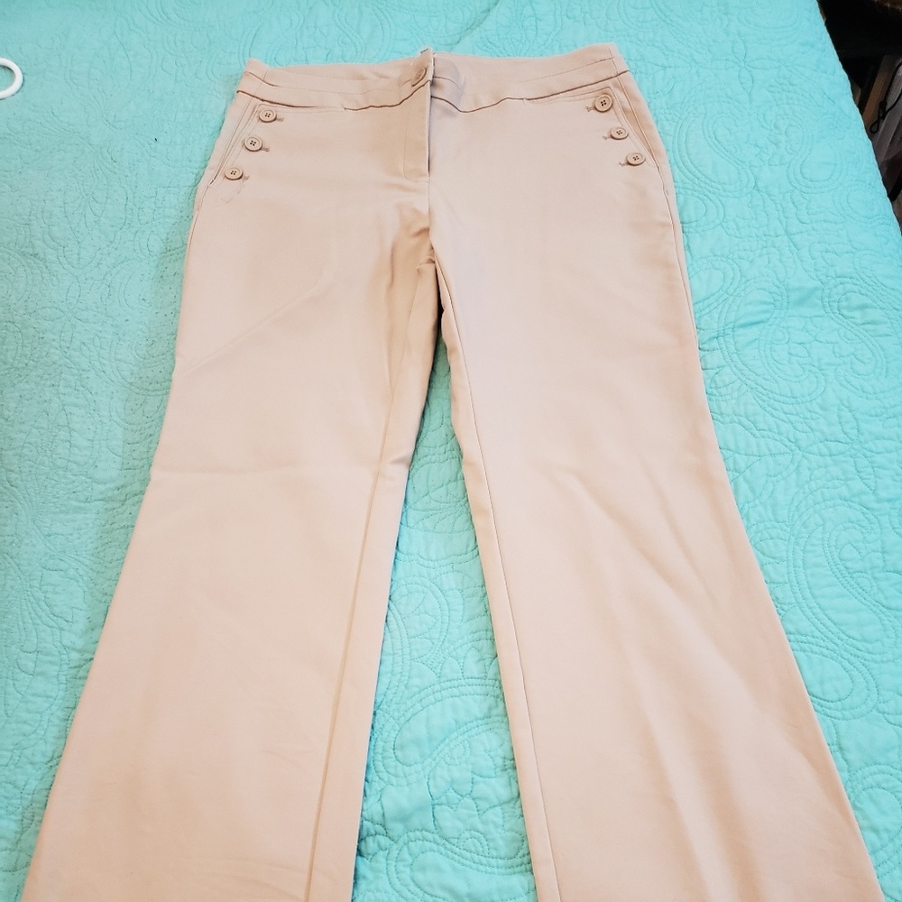 Ann Klein khaki trousers